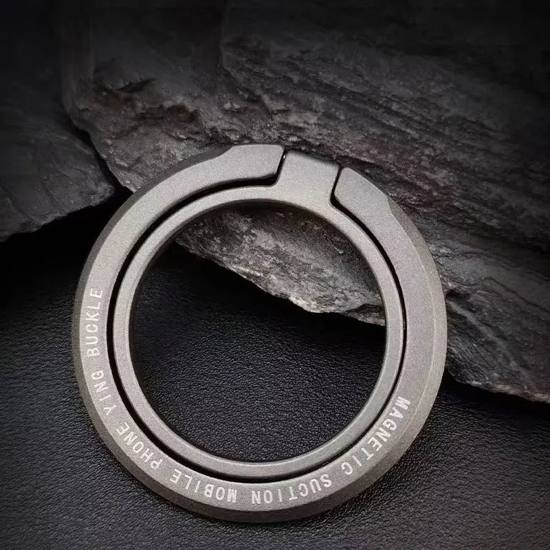 Magnetic Phone Ring Holder | MagSafe-Compatible Finger Grip & Stand