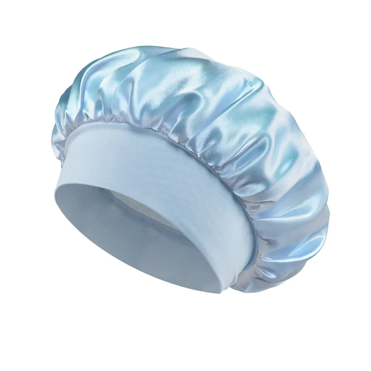 Satin Sleeping Bonnet for Women | Wide Elastic Band Hair Bonnet | Smooth Sleep Cap for Curly, Braided & Long Hair | One Size Fits Most
