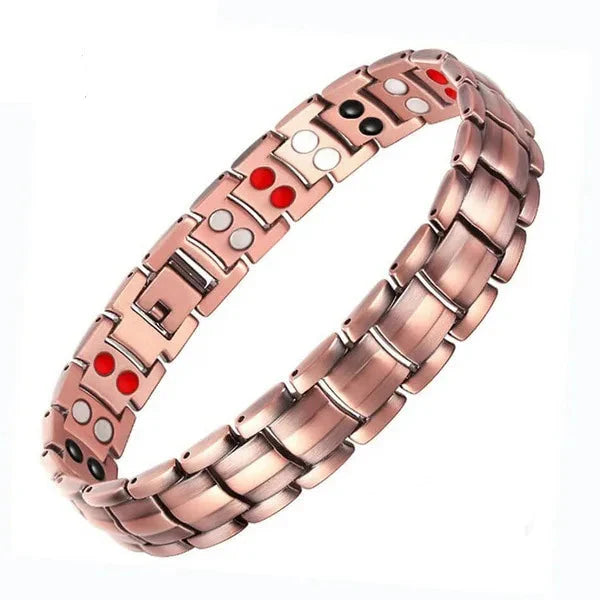 Copper Magnetic Energy Bracelet -- Bio-Energy Wellness Bangle