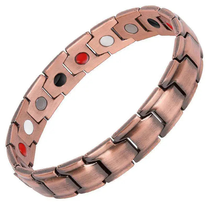 Copper Magnetic Energy Bracelet -- Bio-Energy Wellness Bangle