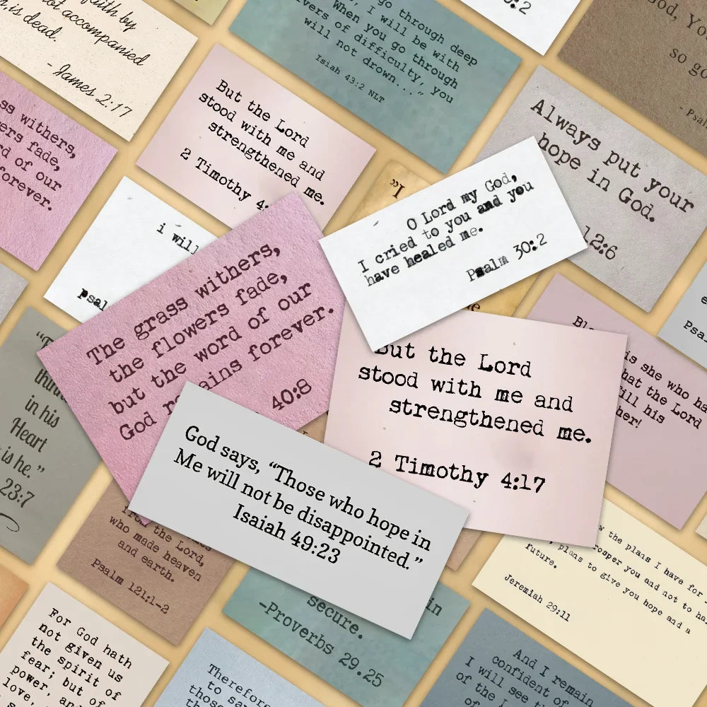 60-Pack Christian Bible Verse Stickers | Waterproof Vintage Scripture Decals for Journals, Laptops & More