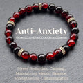 Bohemian Mindfulness Beaded Bracelet -- Calming Stress Relief Jewelry
