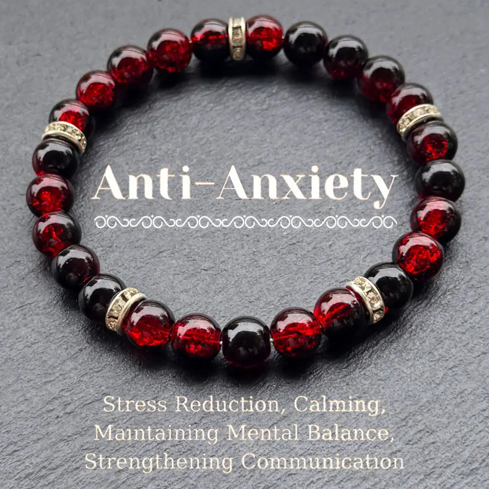 Bohemian Mindfulness Beaded Bracelet -- Calming Stress Relief Jewelry