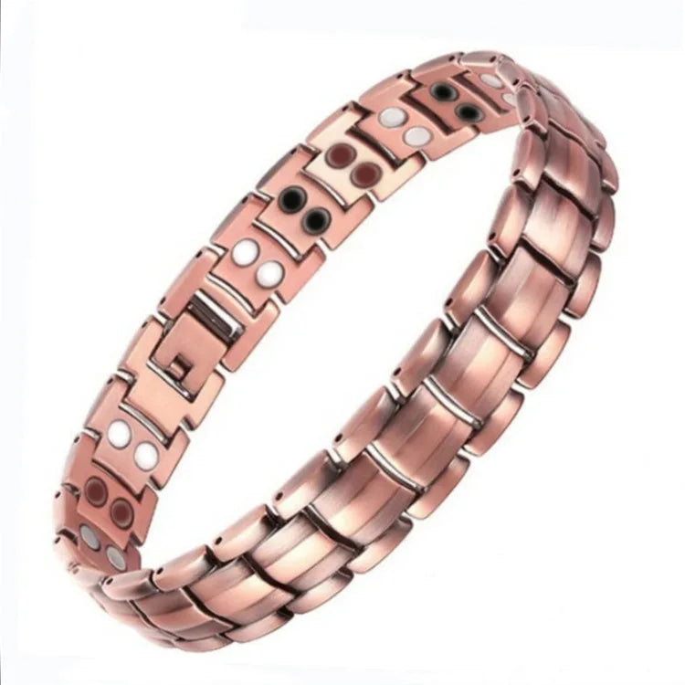 Copper Magnetic Energy Bracelet -- Bio-Energy Wellness Bangle