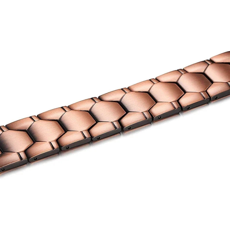 Copper Magnetic Energy Bracelet -- Bio-Energy Wellness Bangle