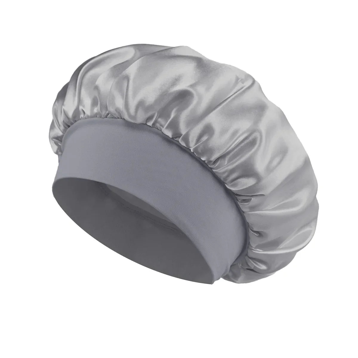 Satin Sleeping Bonnet for Women | Wide Elastic Band Hair Bonnet | Smooth Sleep Cap for Curly, Braided & Long Hair | One Size Fits Most