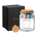 Quran Verse Jar | Islamic Prayer & Scripture Gift with 60 Color-Coded Verses